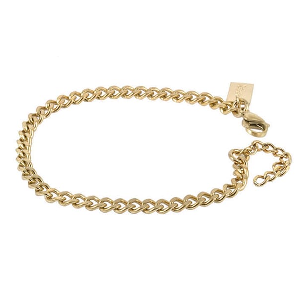 Armbånd Ike i forgylt stål 19 cm/4 cm - 367771